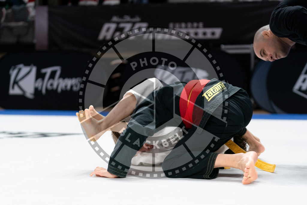 20241012PBB0636 | Athletes compete during the AJP Tour Europe Continental Jiu-Jitsu Youth Championship on October 12, 2024, in Almere near Amsterdam, Netherlands. © Chiara Dazi / photoblackbelt