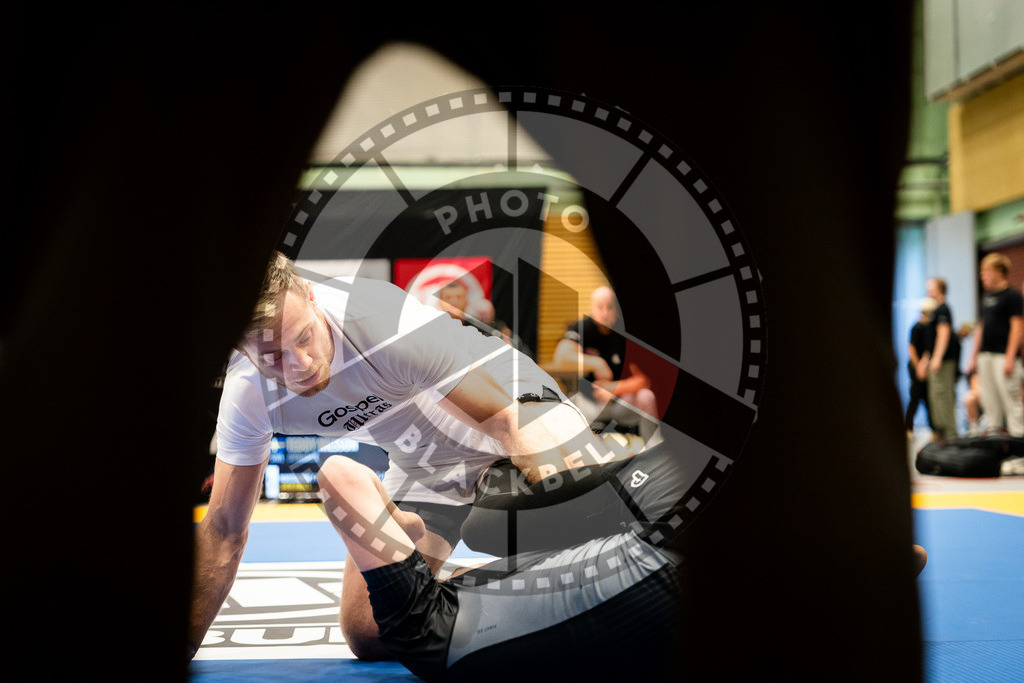 20250906PBB0211 | Fighters compete during the ADCC European Trials  competition in Warsaw, Poland, on September 6, 2025.