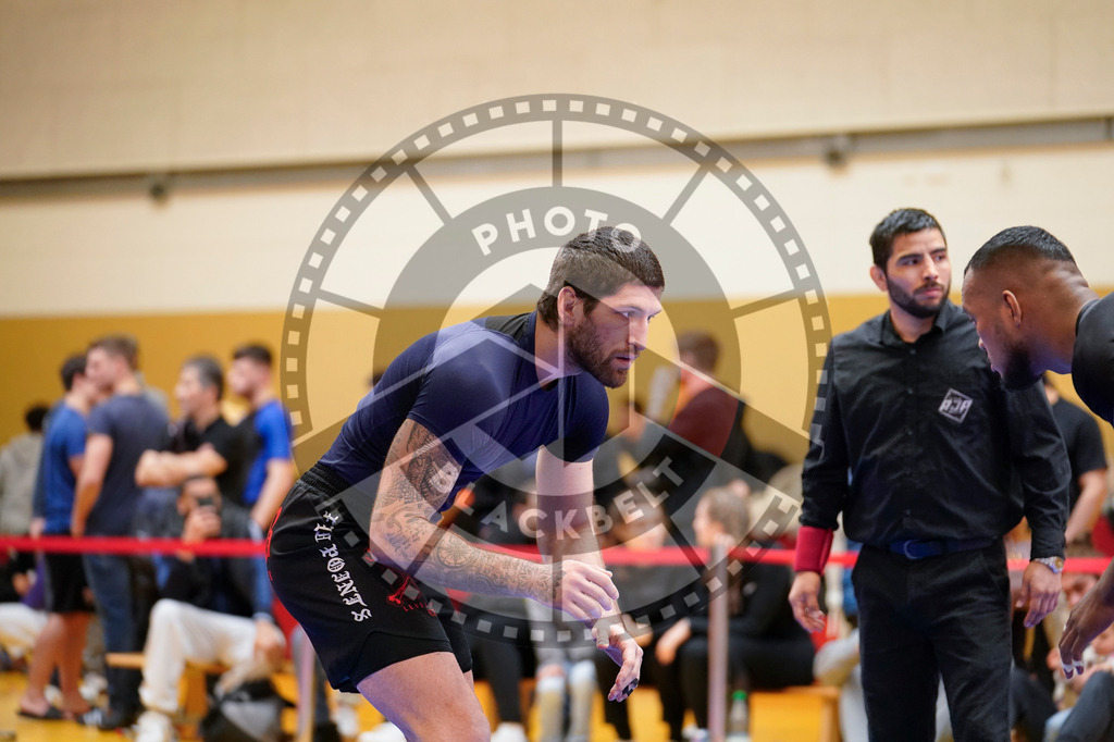 20240203PBB08044 | Fighters compete during the Brazilian Jiu-Jitsu Championship of the AJP Tour in Maintal by Frankfurt am Main, Germany, on February 2, 2024.