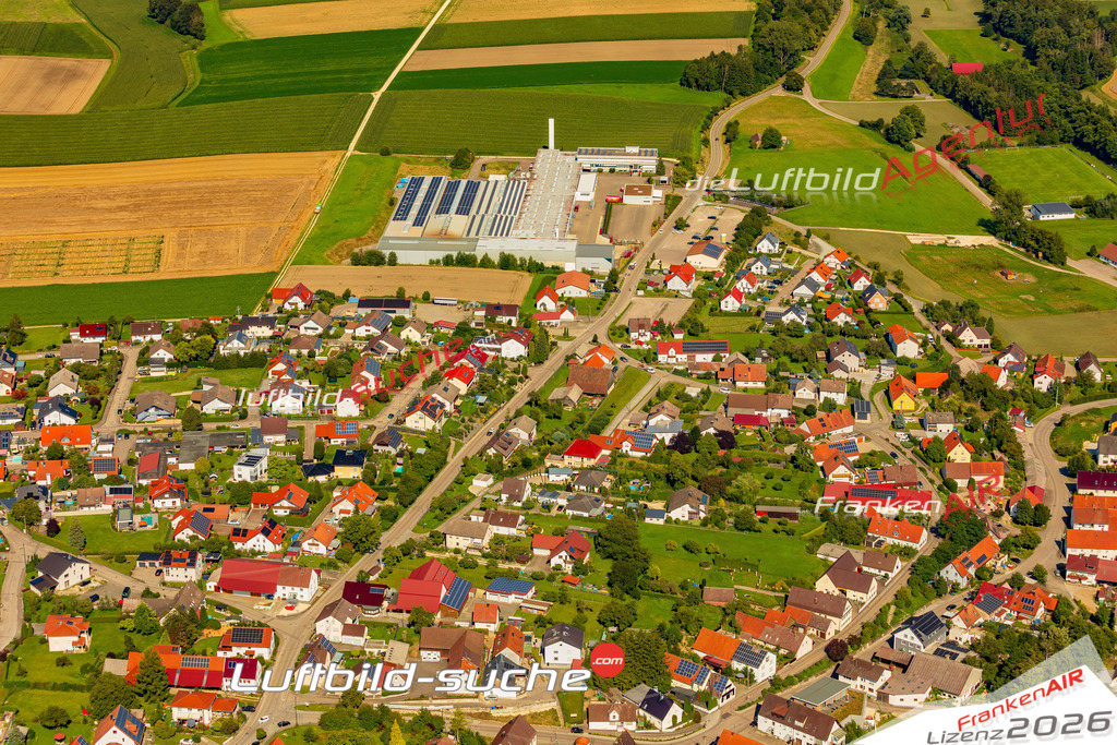 Luftaufnahme von Rettenbach - Die Luftaufnahme wurde 2025 vom UL-Flugzeug heraus erstellt ( keine Drohne ) - Hochauflösende Luftaufnahme - für professionelle Ausdrucke geeignet. Die Geschenkidee !Mit Lizenz und Bildrechte bestellbar