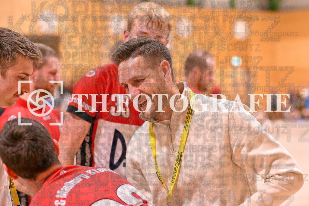 GER, SG Maulburg/Steinen - SG Allensbach/Dettingen, Handball, Landesliga Suedbaden, 2. Spieltag, Saison 2024/2025, 28.09.2024 | Jakob Tiedtke (SG Maulburg/Steinen, #08) mit guter LauneGER, SG Maulburg/Steinen - SG Allensbach/Dettingen, Handball, Landesliga Suedbaden, 2. Spieltag, Saison 2024/2025, 28.09.2024Foto: TH Fotografie/Thomas Hess