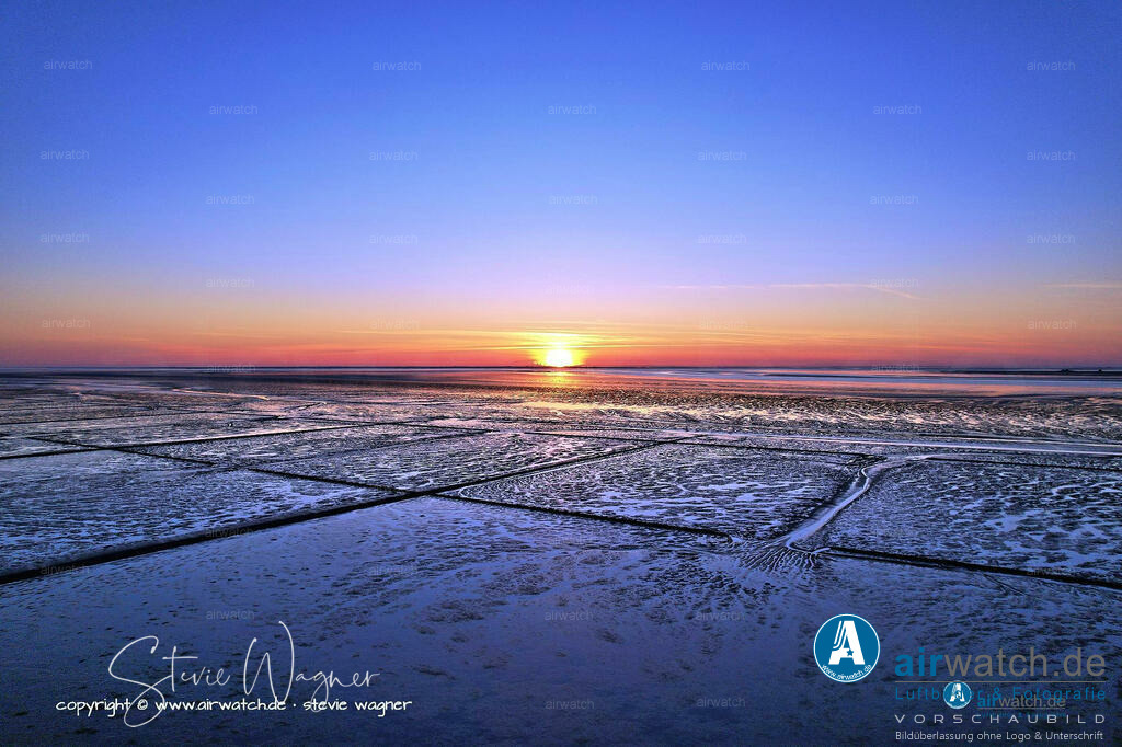 Luftbilder Nordfriesland, Nordstrand, Elisabeth-Sophien-Koog, Wattenmeer, Landgewinnung, Küstenschutz | Luftbild, Nordfriesland, Nordstrand, Elisabeth-Sophien-Koog, Wattenmeer, Landgewinnung, Küstenschutz