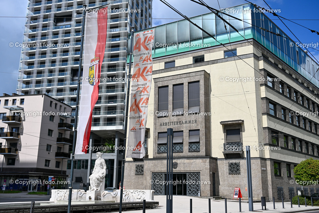 Arbeiterkammer Oberoesterreich Linz_ 27.04.2023-12 | 27.04.2023, Linz, AUT, Arbeiterkammer, AK, im Bild Arbeiterkammer Oberoesterreich Linz