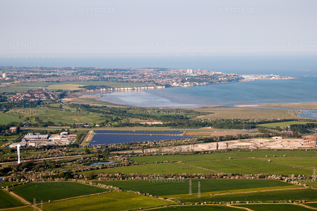 Luftbild: Ortsansicht in Richborough im Bundesland England in Vereinigtes Königreich. Foto: IMG_50493.jpg vom 27.05.2012 durch Werner Riehm/FLY-FOTO.de