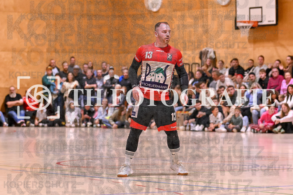GER, SG Maulburg/Steinen - HSG Dreiland, Handball, Landesliga Suedbaden, 4. Spieltag, Saison 2024/2025, 12.10.2024 | Andre Leuchtmann (SG Maulburg/Steinen, #13)GER, SG Maulburg/Steinen - HSG Dreiland, Handball, Landesliga Suedbaden, 4. Spieltag, Saison 2024/2025, 12.10.2024Foto: TH Fotografie/Thomas Hess