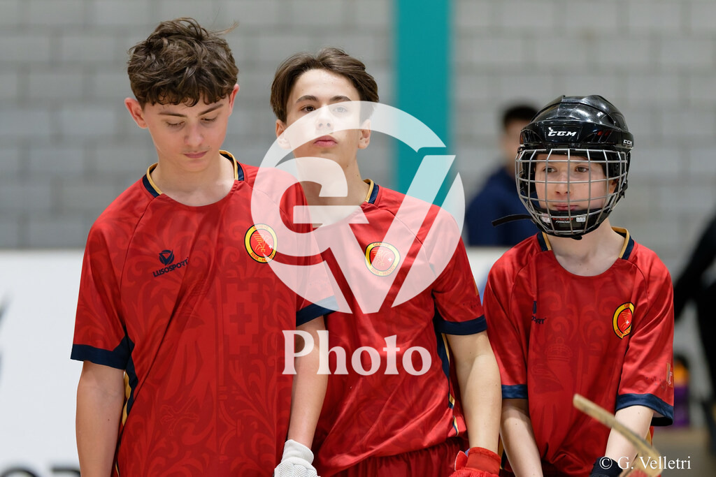 U17  - Geneve RHC B v Geneve RHC A  |  during the U17  match between Geneve RHC B and Geneve RHC A  at Centre sportif de la queue d'arve in Geneve, Switzerland
