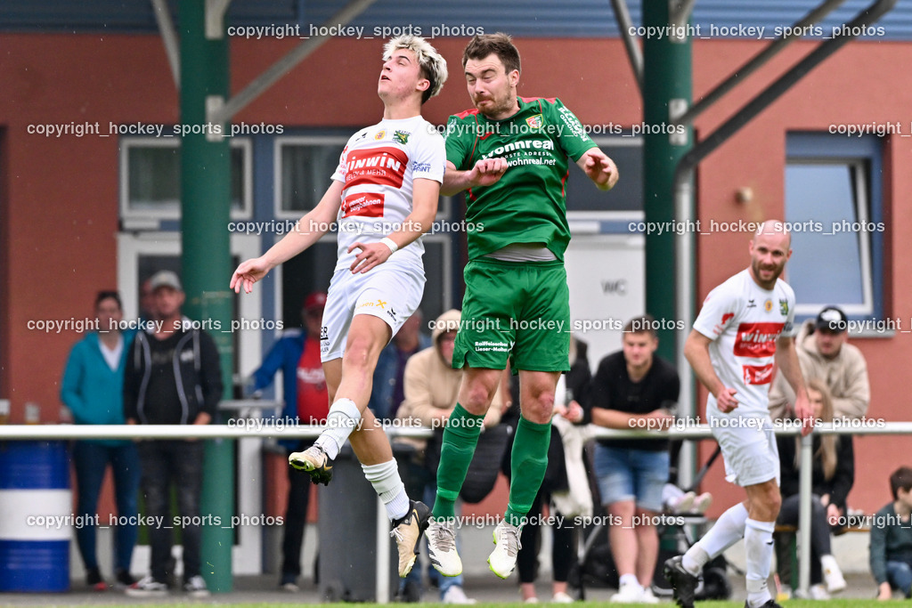 FC ASKÖ Gmünd vs. Rapid Lienz  | #16 Sandro Unterreiner Rapid Lienz, #5 Christian Preiml Stranner ASKÖ Gmünd, FC ASKÖ Gmünd vs. Rapid Lienz , FC ASKÖ Gmünd vs. Rapid Lienz  am 02.06.2024 in Gmünd (Sportplatz Gmünd), Austria, (Photo by Bernd Stefan)