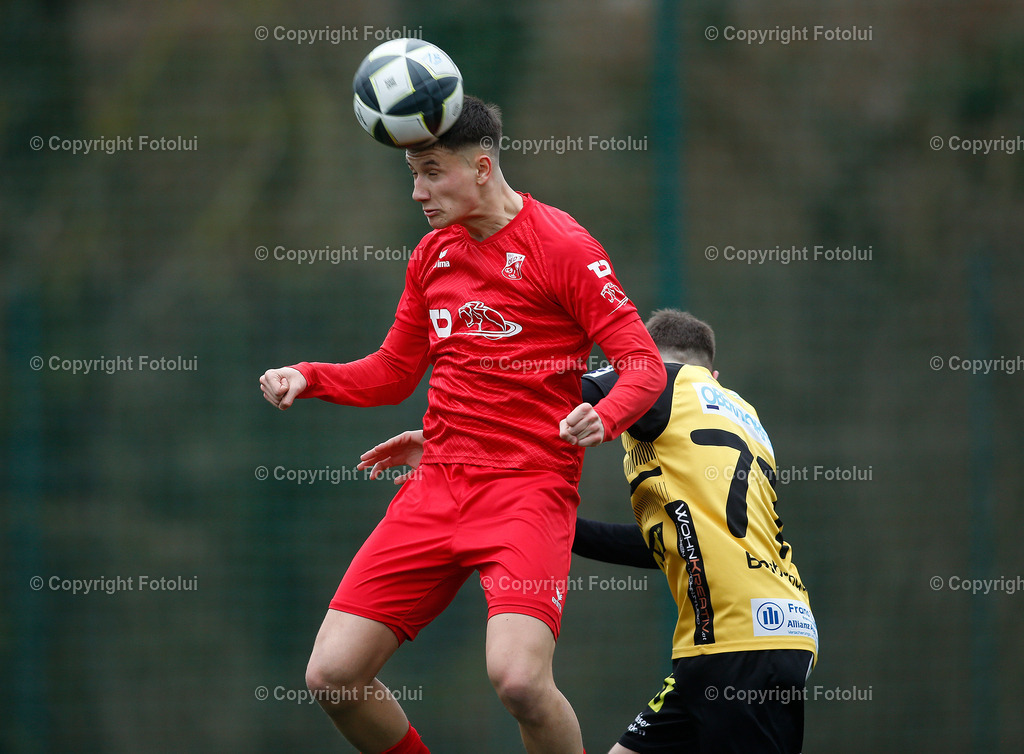 A_LUI_15032025_08 | SPORT FUSSBALL LL.OST E ASKOE OEDT 1B -GUNSKIRCHEN 15.03.IM BILD : VELJKO RAKIC (OEDT1B) UND (GUNSKIRCHEN)FOTO:OEDT