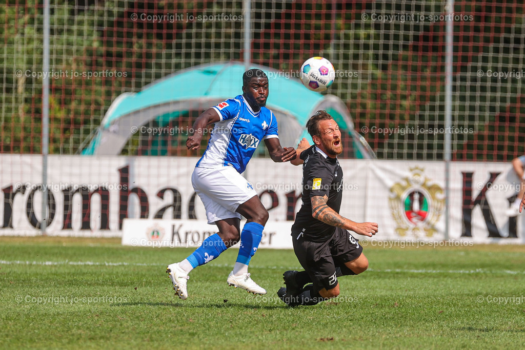 Giessen_Darmstadt (110) | 16.07.2023; Testspiel; Waldstadion Gießen; FC Gießen - SV Darmstadt 98; Ergebnis: 2:0 (0:0)