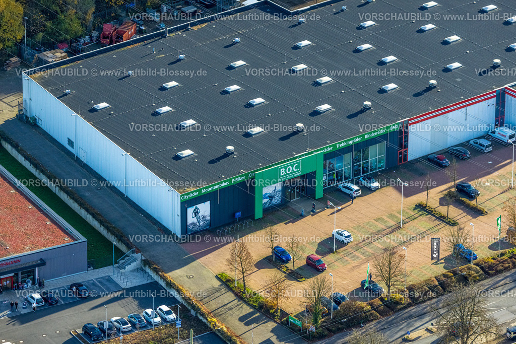 Hagen251102826 | Luftbild, BOC Fahrradhandel am Hellweg Baumarkt, Boele, Hagen, Ruhrgebiet, Nordrhein-Westfalen, Deutschland