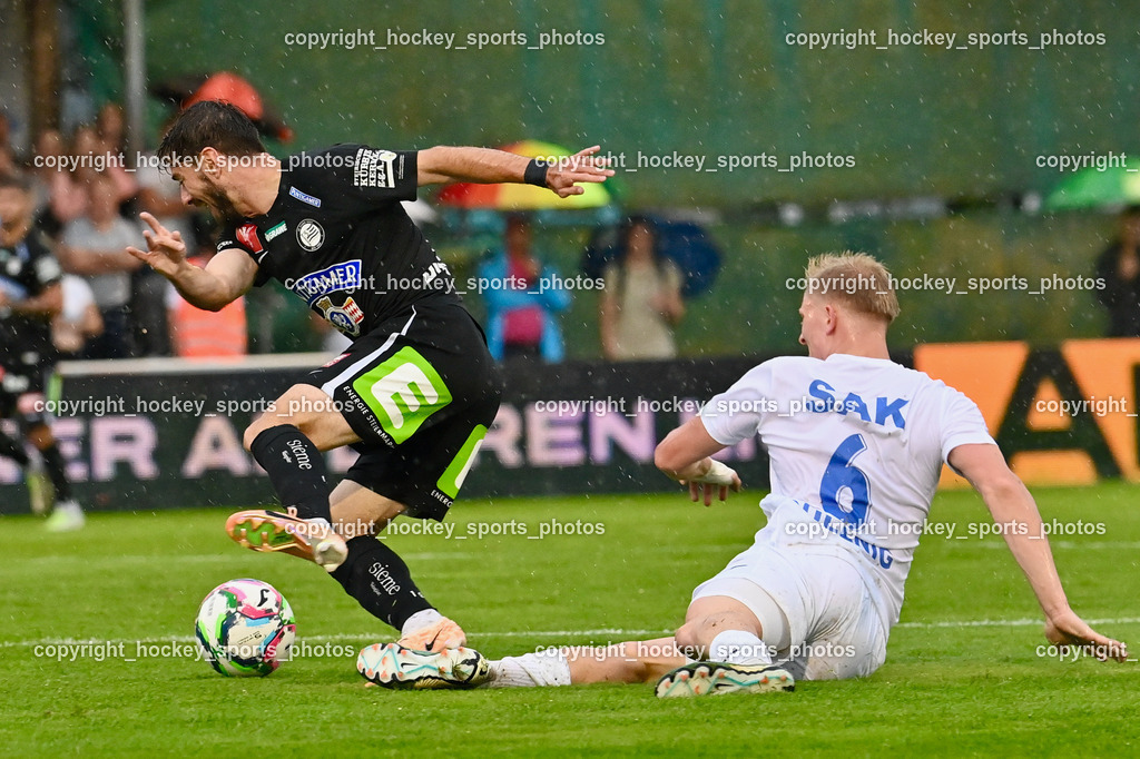 SAK vs. SK Sturm 22.7.2023 | #10 Otari Kiteishvili, #6 Toni Dullnig
