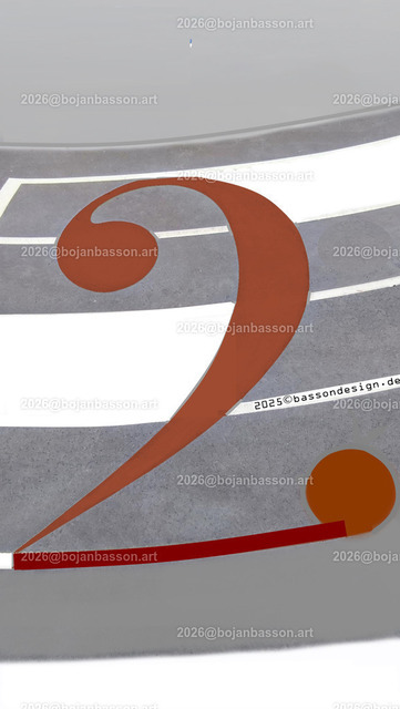 2_Number -NOTENLINIEN-2 | Ironische, lustige Fotomontagen, Fotodesign Musik, Musikinstrumente ohne KI. Klavier. Geigen. Violinen. Bratschen. Trompeten. Tubas. Cello. Celli. Kontrabass. Kaufen Sie die Bilder in einer geschützten Galerie bequem online. - Realisiert mit Pictrs.com