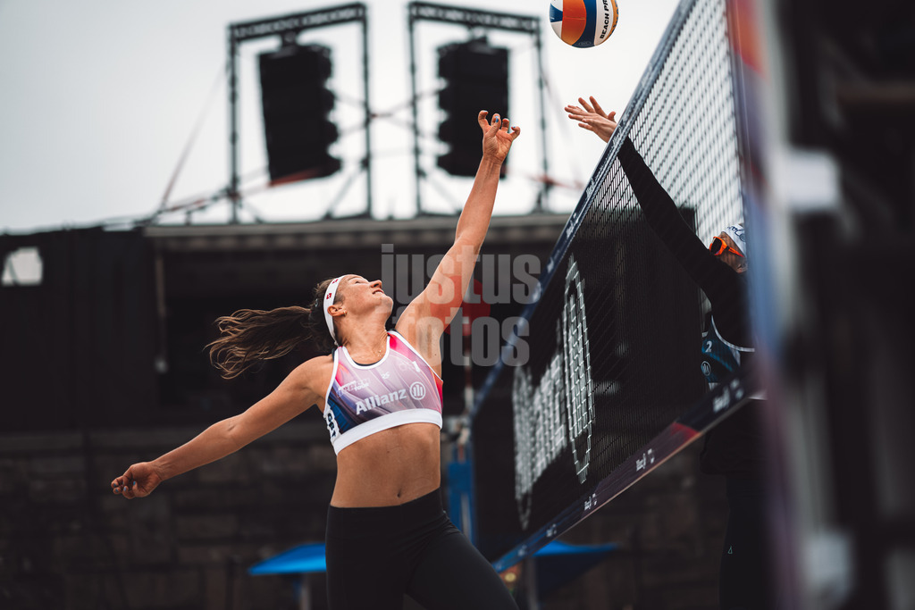Beachvolleyball | Frauen | German Beach Tour 2024 | Tourstop Düsseldorf | 17.05.2024 | Isabel Schneider