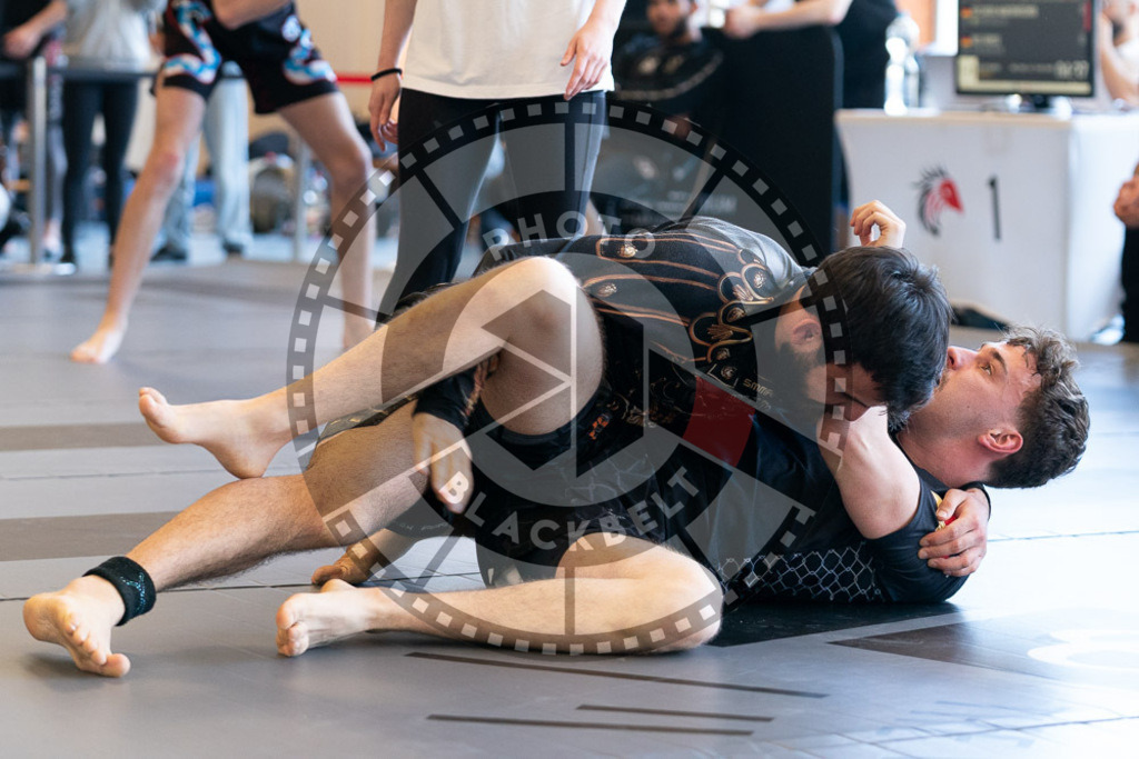 20250329PBB1561 | Fighters compete during the International Luta Livre (ILLCS) Germany IX Spring 2025 Competition spring on March 29, 2025 in Hannover, Germany.© Chiara Dazi