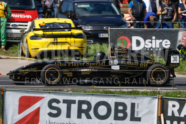 Rechberg Hill Climb 2025 – FIA European Hill Climb Championship | Rechberg Hill Climb 2025, part of the FIA European Hill Climb Championship. High-speed racing action, mountain scenery, atmosphere and pure motorsport passion captured in detail. The image shows Juergen Berger (AUT) Tatuus Renault FR 2.0.          