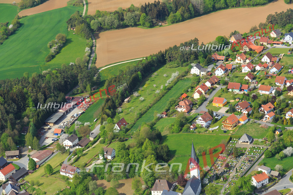 Luftbild von  Wonsees - Luftaufnahme wurde 2015 von https://frankenair.de mittels Flugzeug (keine Drohne) erstellt - die Geschenkidee