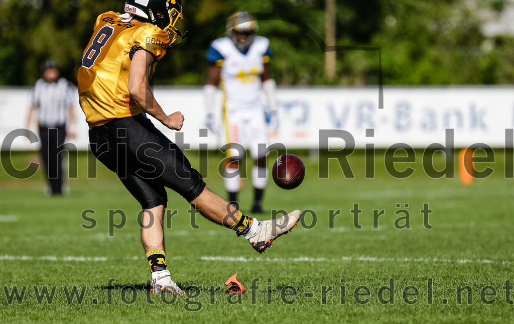 2022-05-14_078_Erding_Bulls_gegen_Munich_Cowboys_2 | Erding, Deutschland, 14.05.2022:
Fußball, Regionalliga 2022, 3. Spieltag, Erding Bulls gegen Munich Cowboys 2, Endergebnis: 20:30

Foto: Christian Riedel / fotografie-riedel.net