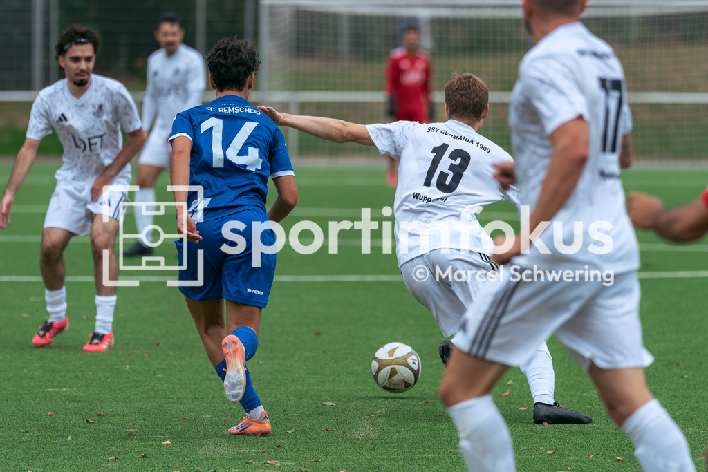 SSV Germania Wuppertal – FC Remscheid | Bezirksliga Niederrhein, Gruppe 2: SSV Germania Wuppertal gegen FC Remscheid, Wuppertal, 30.08.2026. Endstand: 3:3. sportimfokus / Marcel Schwering - Realisiert mit Pictrs.com