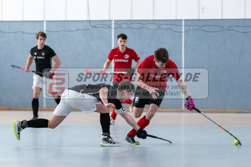 HK_20250202_102396 | 2. Bundesliga Halle Herren Club Raffelberg - Schwarz Weiss Köln am 2.2.2025 Halle am Raffelberg, Duisburg ,