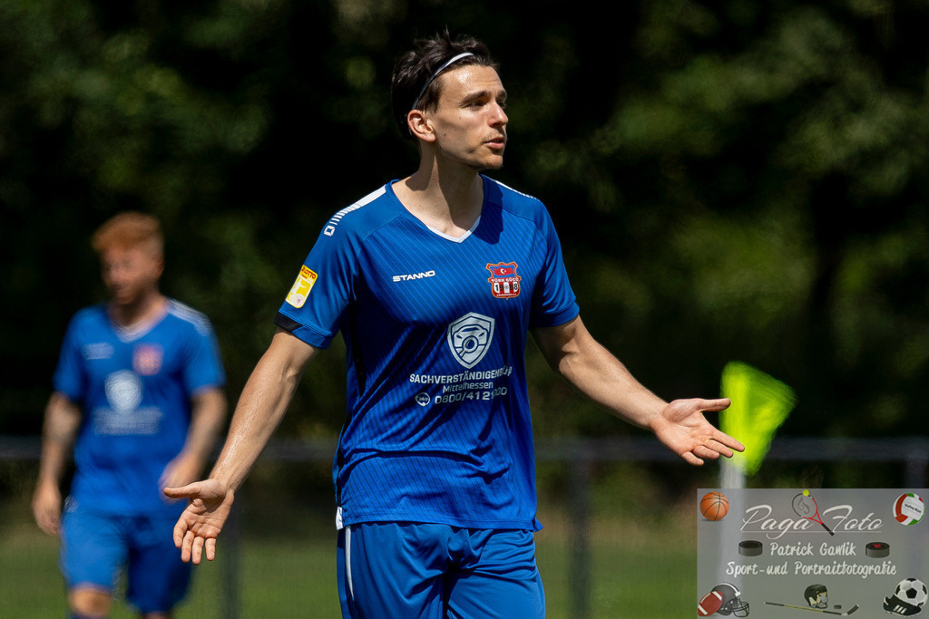 Testspiel: Spvgg. 03 Fechenheim - Türk Gücü Friedberg, 13.07.2024 | Anthony Letica (Türk Gücü Friedberg #3), Freisteller, Portrait / Porträt, Spvgg. 03 Fechenheim - Türk Gücü Friedberg, Frankfurt am Main, Sportanlage Birsteiner Straße, 13.7.2024 - Realisiert mit Pictrs.com