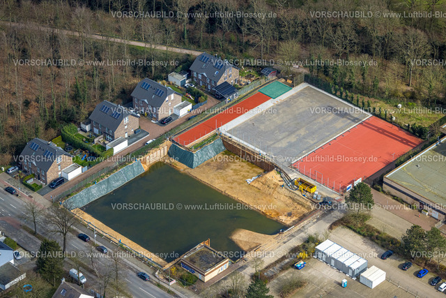 Duisburg240302671 | Luftbild, Gesamtschule-Süd und Baustelle,  Großenbaum, Duisburg, Ruhrgebiet, Nordrhein-Westfalen, Deutschland, Duisburg-S