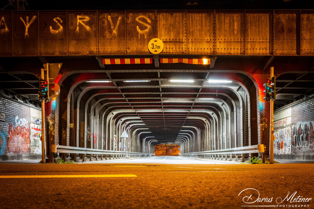 Die Unterführung unter den Bahngleisen | Die Unterführung zwischen dem Kaiser-Wilhelm-Ring und der Mombacher Straße in Mainz