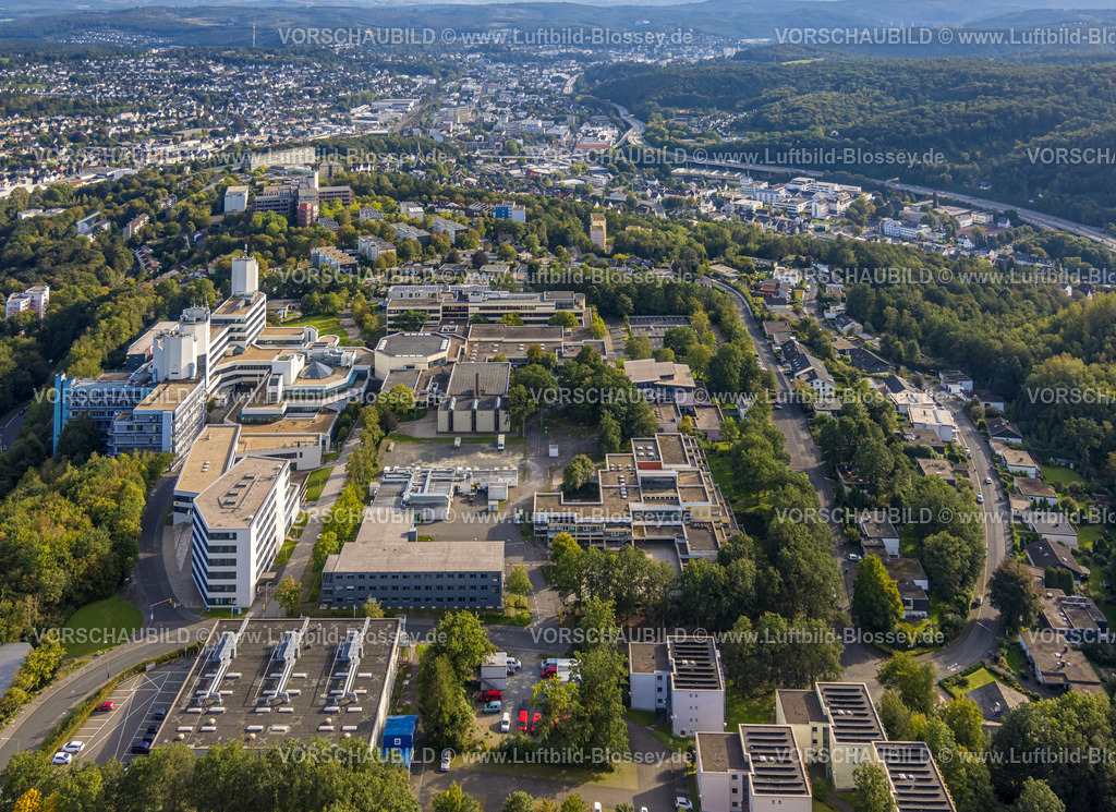 Siegen230912215 | Luftbild, Universität Siegen, Weidenau-Haardter Berg, Siegen, Siegerland, Nordrhein-Westfalen, Deutschland