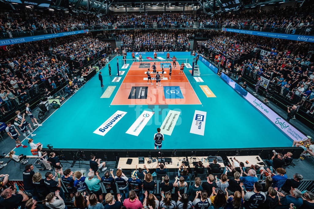 Volleyball | Herren | Saison 2024/2025 | 1. Volleyball Bundesliga Männer | Finale | SVG Lüneburg vs. BERLIN RECYCLING Volleys | 01.05.2025 | Die Ausverkaufte LKH Arena
