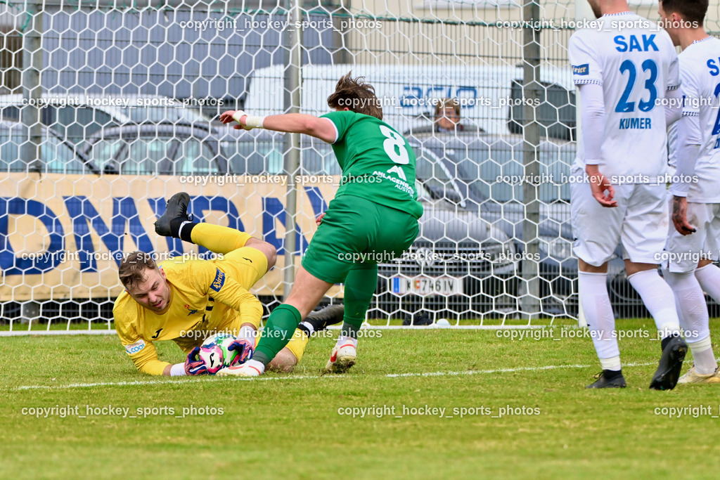 SAK vs. VST Völkermarkt | #99 Arian Rener SAK, #8 Lukas Urnik VST Völkermarkt, #23 Zan Kumer SAK, #29 Andraz Zinic SAK, SAK vs. VST Völkermarkt, SAK vs. VST Völkermarkt am 21.03.2026 in Klagenfurt (Sportpark Welzenegg), Austria, (Photo by Bernd Stefan)