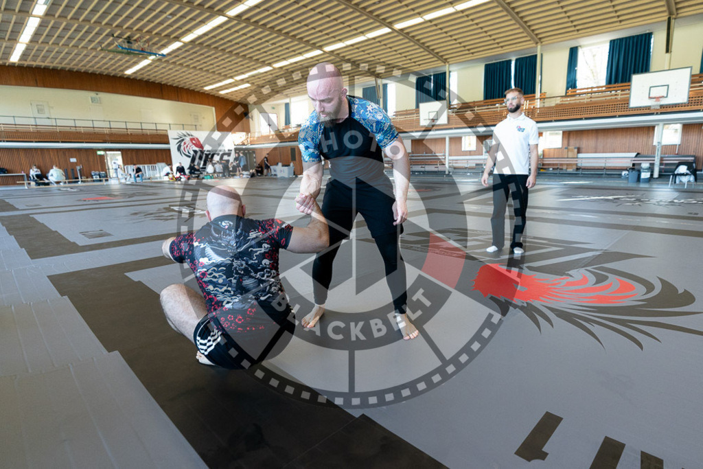 20250329PBB5436 | Fighters compete during the International Luta Livre (ILLCS) Germany IX Spring 2025 Competition spring on March 29, 2025 in Hannover, Germany.© Chiara Dazi