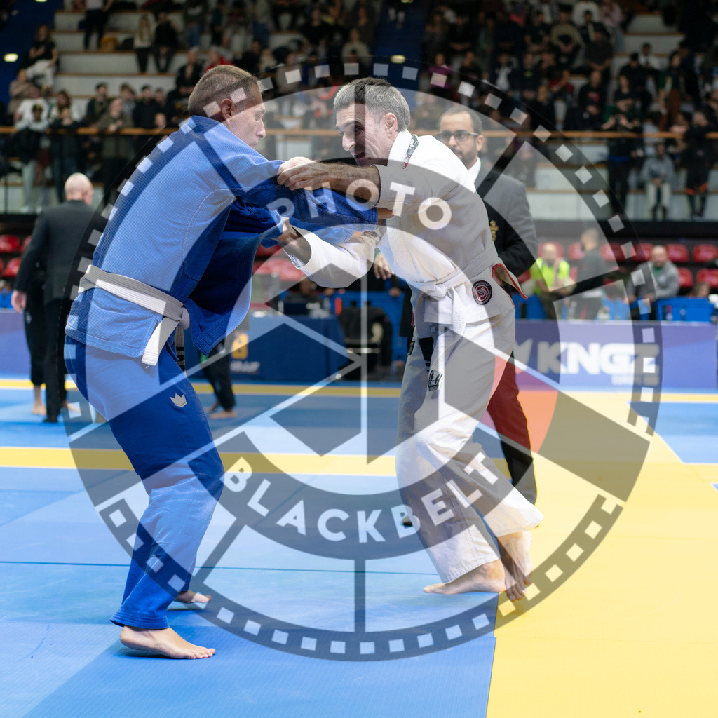 20240119PBB3231 | Fighters compete during the IBJJF European Championship in Paris, France, on January 19, 2024.
