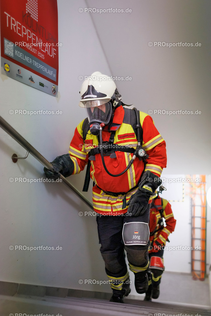 KölnTurm Treppenlauf; Köln, 03.08.2025 | Impressionen vom KölnTurm Treppenlauf am 03.08.2025 in Köln (Nordrhein-Westfalen). 