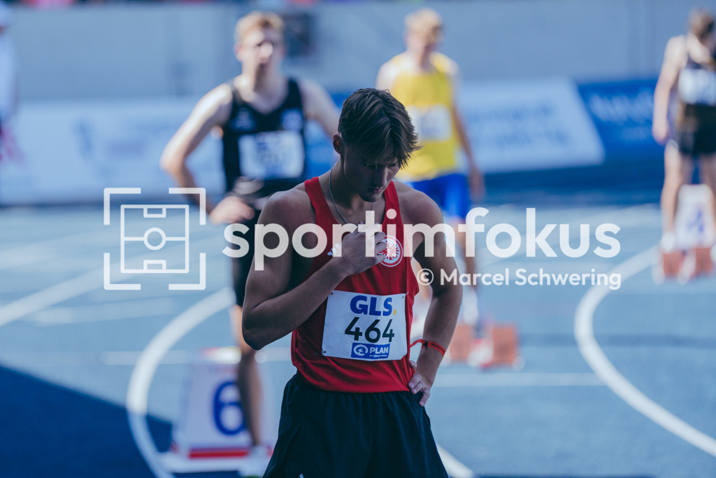 Deutsche Meisterschaften U20 / U16 2026 | Luca Barowski, Eintracht Frankfurt e.V., 464, 400-Meter-Lauf, Deutsche Meisterschaften der U20 &amp; U16 2026, Lohrheidestadion Bochum-Wattenscheid, 10.07.2026. Foto: Marcel Schwering / sportimfokus - Realisiert mit Pictrs.com