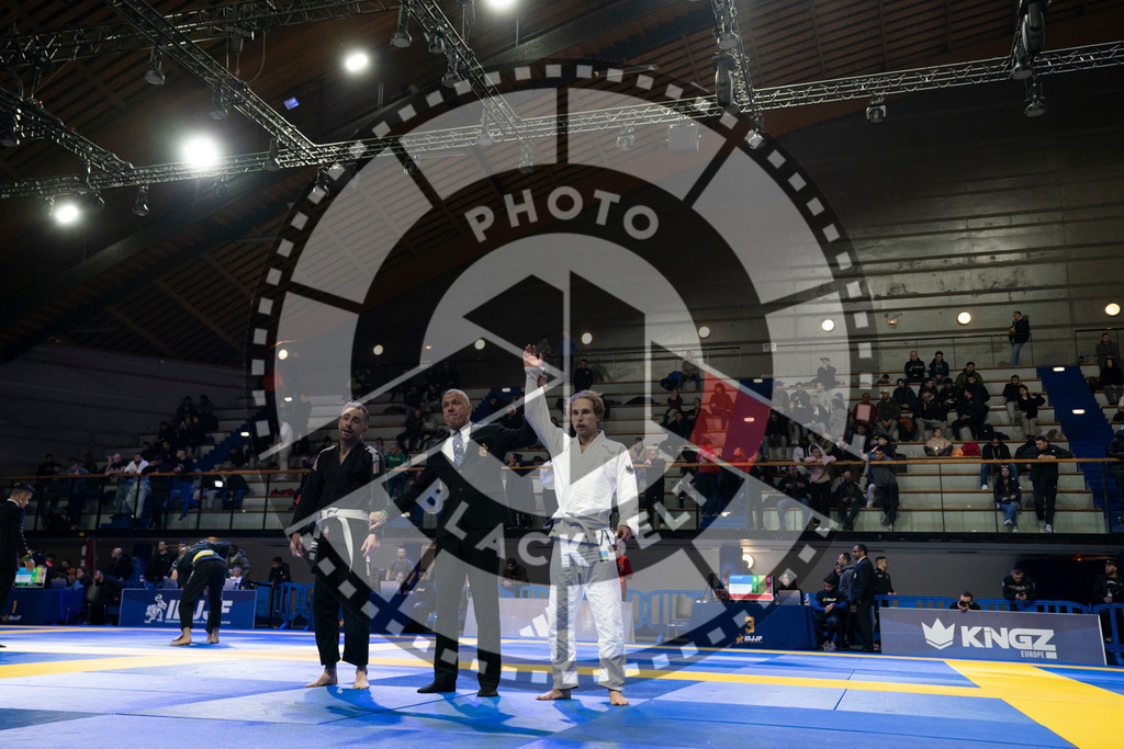 20240119PBB0120 | Fighters compete during the IBJJF European Championship in Paris, France, on January 19, 2024.