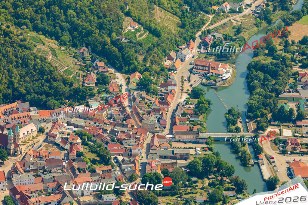 Mühlstraße Freyburg Bild- Das Luftbild wurde 2025 vom UL-Flugzeug heraus erstellt ( keine Drohne bzw. Drohnenaufnahme ) - Hochauflösende Luftaufnahme -Nicht vergleichbar mit Google Maps oder Satelittenbilder- Die Geschenkidee !Mit Lizenz und Bildrechte bestellbar - CC