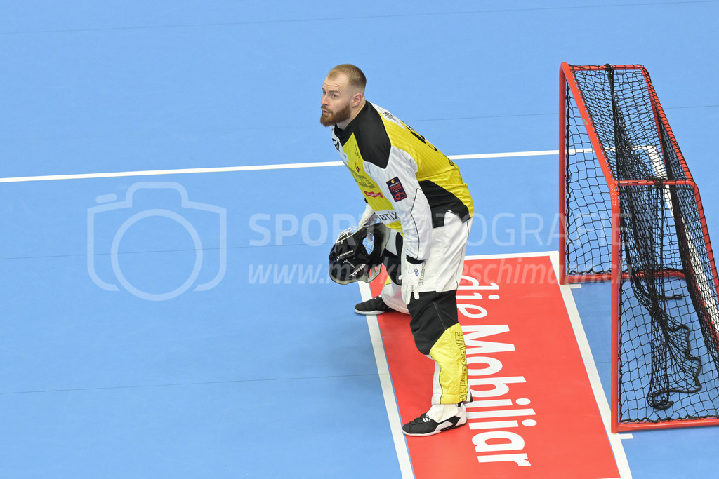 Zug United vs HC Rychenberg - 22. February 2025 | Zug United vs HC RychenbergSporthalle Wankdorf, BernStarting Six mit Nicolas Schüpbach (#54 HC Rychenberg Winterthur).Bild: Sportfotografie Markus Aeschimann | www.markus-aeschimann.ch - Realisiert mit Pictrs.com
