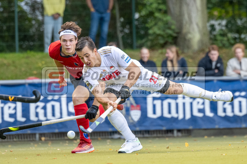 SFE_20230923_0057 | Hockey 1. Bundesliga Herren Rot-Weiss - Berliner HC am 23.09.2023 in Köln (KTHC Stadion Rot-Weiss Köln Tennis and Hockey Club), Photo: Stephan Fehrmann 2023 (Sports-Gallery),Phillip Holzmüller (Rot-Weiss Köln #21 )