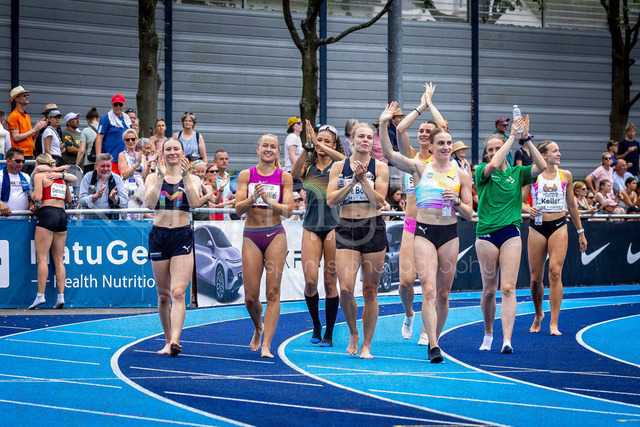Multisport Event; Ratingen, 28.06.2026 | RATINGEN, GERMANY - JUNE 28, 2026 :  the hepathlon girls with Annik Kälin (SUI / Switzerland) during the Multisport Event at Stadion Ratingen on June 28, 2026 in Ratingen, Germany.