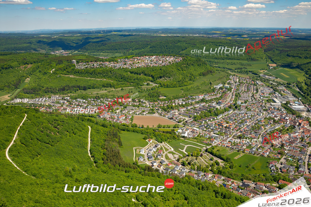 Luftaufnahme von  Oberkochen - Die Luftaufnahme wurde 2025 vom UL-Flugzeug heraus erstellt ( keine Drohne ) - Hochauflösende Luftaufnahme - für professionelle Ausdrucke geeignet. Die Geschenkidee !Mit Lizenz und Bildrechte bestellbar