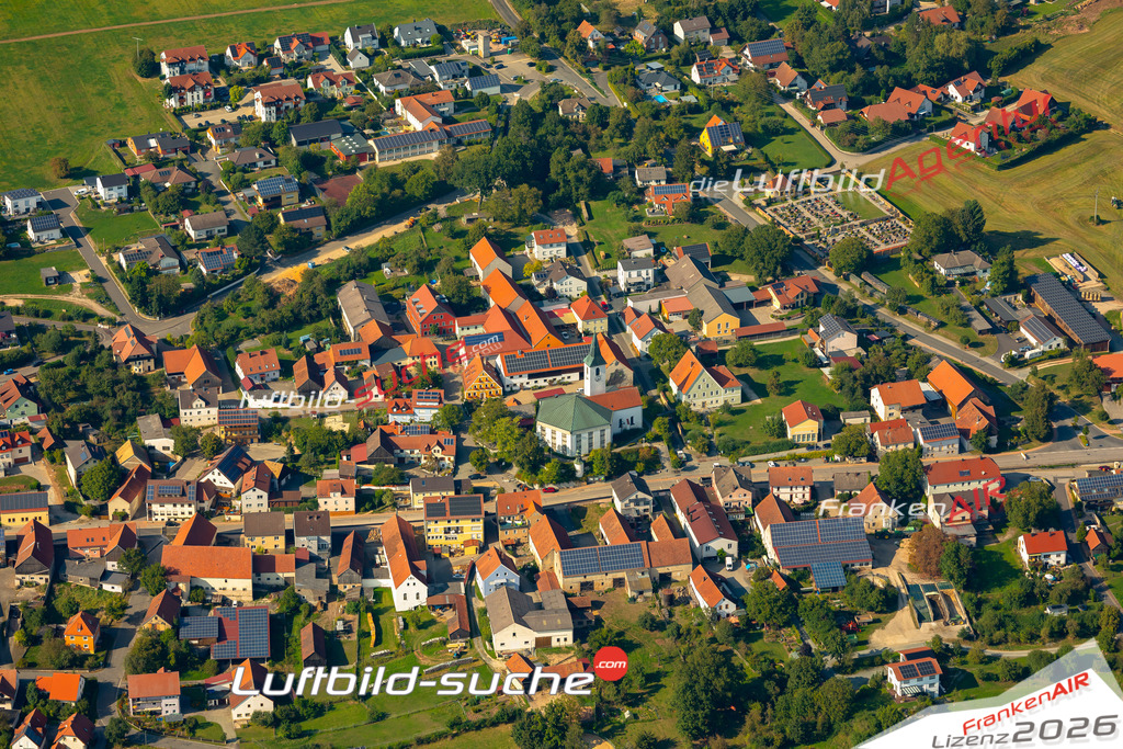 Das Luftbild zeigt :  Gebenbach - Die Luftaufnahme wurde 2024 vom UL-Flugzeug aus erstellt ( keine Drohne ) - Hochauflösende Luftaufnahme - Für grossformatige Ausdrucke geeignet. Die Geschenkidee !Mit Lizenz und Bildrechte bestellbar