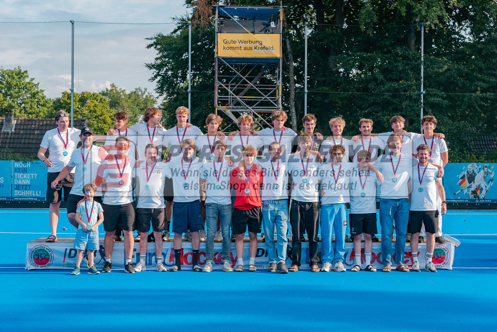 HK_20230716_902525 | Euro Hockey WU18 Siegerehrungen Championship Girls &amp; Boys am 16.7.2023 CHTC , Krefeld ,