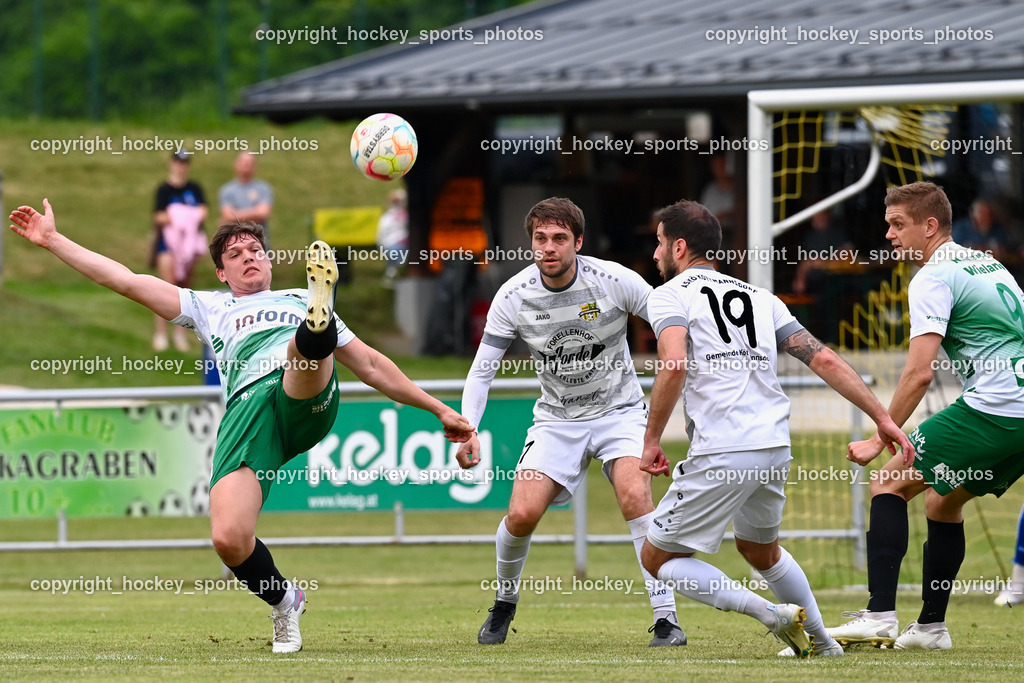 ASKÖ Köttmannsdorf vs. SV Feldkirchen 2.6.2023 | #14 Robert Thomas Tiffner, #17 Stephan Borovnik, #9 Martin Hinteregger, #19 Christopher Sallinger