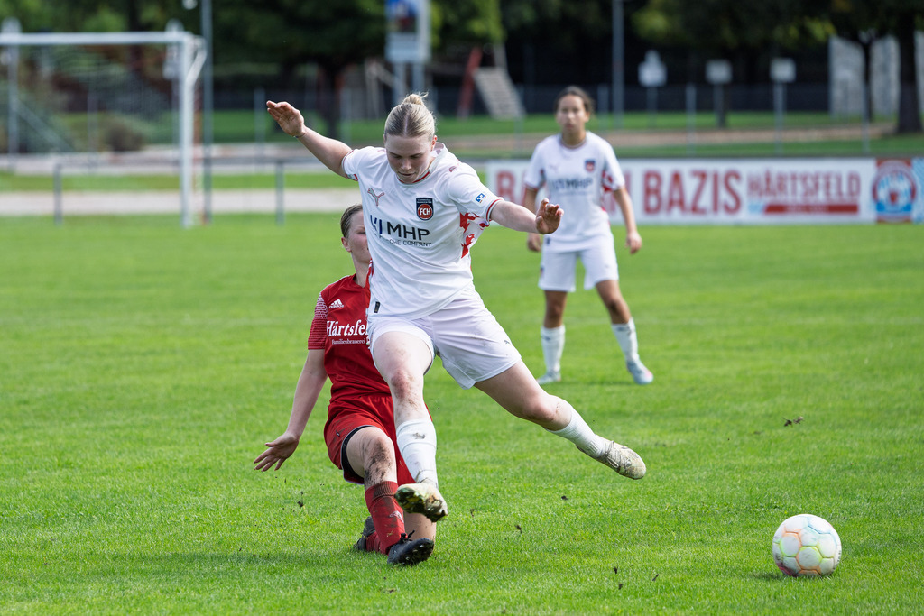 HÄRFCH_250914_1012 | FC Härtsfeld 03 vs. 1.FC Heidenheim 1846 II, Fußball, Frauen, Bezirksliga, 2025/2026, 1. Spieltag, 14.09.2025 in Dischingen(Foto: Michael Bulling) - Realisiert mit Pictrs.com