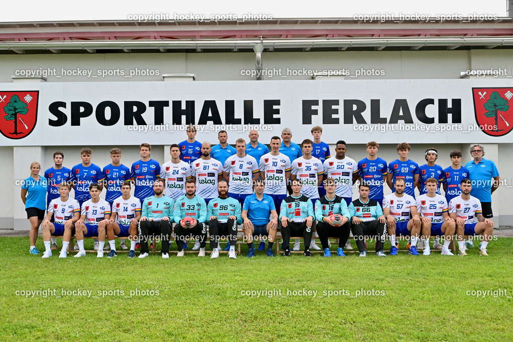 SC Ferlach Media Day | Mannschaftsfoto SC Ferlach, SC Ferlach Media Day, SC Ferlach Media Day am 19.08.2024 in Ferlach (Ballspielhalle Ferlach), Austria, (Photo by Bernd Stefan)