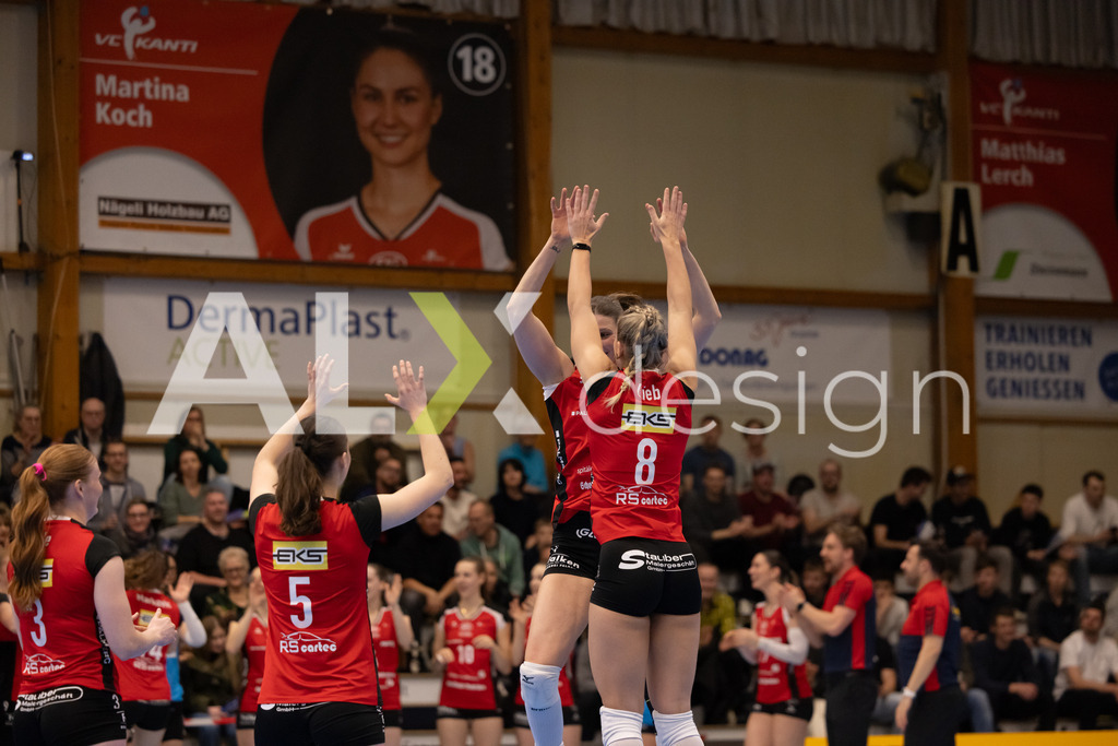 Volleyball I Frauen I Saison 2025-2026 I Volleyball NLA | Women I 1/2 Finals I  VC Kanti Schaffhausen - Sm'Aesch Pfeffingen I 18.03.2026 | 11 Kateřina Holásková (CZ) (VC Kanti Schaffhausen) – Mitte - Realisiert mit Pictrs.com