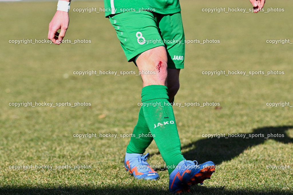 SC Landskron vs. WAC St. Andrä Juniors 11.3.2023 | #8 Philipp Gatti, Verletzung Knie