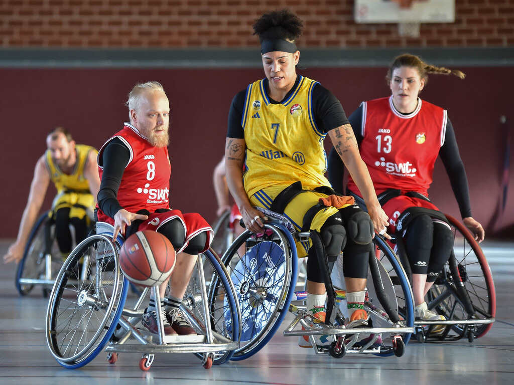 2024-11-23-0182 | RSKV Tuebingen vs. Alba Berlin, Rollstuhlbasketball, 2. Bundesliga Sued, 5. Spieltag, Saison 2024/2025, 23.11.2024, Foto: Ralph Kunze - Realisiert mit Pictrs.com