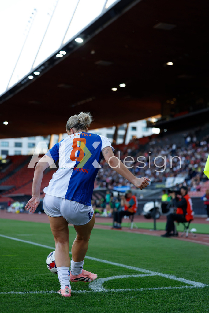 GC Zürich vs FC Zürich - AXA Women’s Super League Playoffs - Stadion Letzigrund | ELLA LJUŠTINA of Grasshopper Club Zürich during the AXA Women’s Super League Playoffs quarter-final second leg between GC Zürich and FC Zürich at Stadion Letzigrund, Zurich, Switzerland. - Realisiert mit Pictrs.com