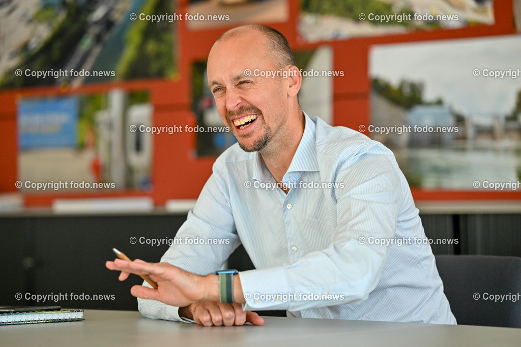 Heinzel Paper_ Laakirchen Papier AG_ 29.06.2023-10 | 29.06.2023, Laakirchen, AUT, Heinzel Paper, Laakirchen Papier AG, im Bild Sebastian Heinzel (CEO Heinzel Holding GmbH)