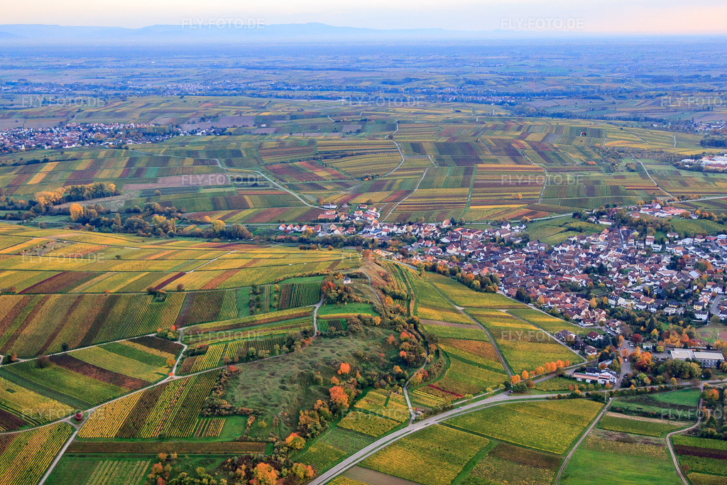 Luftbild: kleine Kalmit in Ilbesheim bei Landau im Bundesland Rheinland-Pfalz in Deutschland. Foto: IMG_60411.jpg vom 22.10.2013 durch Werner Riehm/FLY-FOTO.de